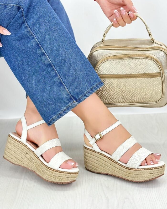 PLATAFORMAS EN CUERO TALCO W141