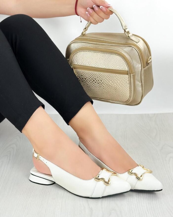 BALETA EN CUERO TALCO A18