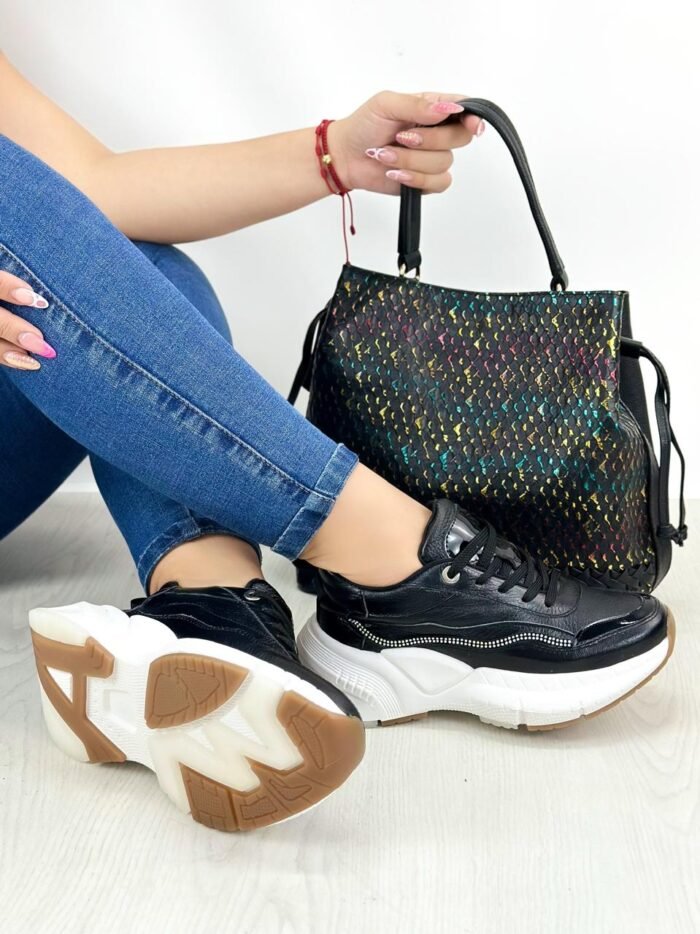 TENIS NEGROS 604