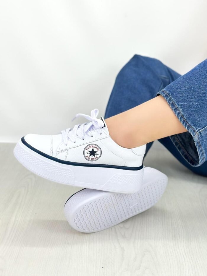 TENIS CONVERSE BLANCOS 696