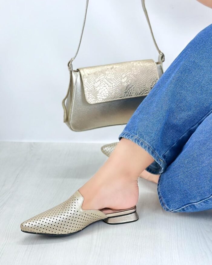 BALETA DESTALONADA CHAMPAÑA A25