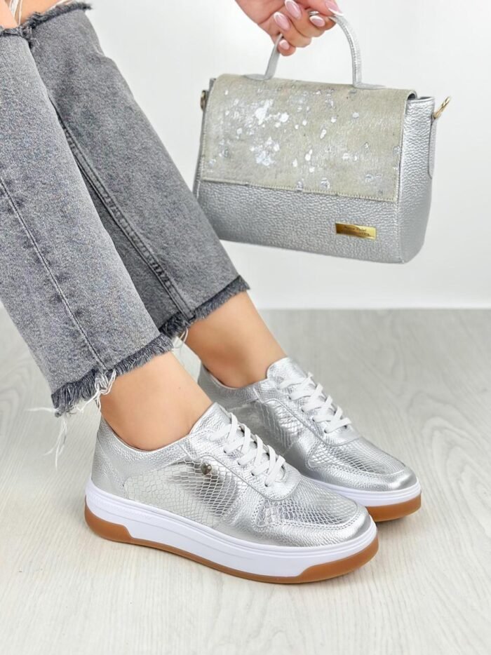 TENIS PLATA 705