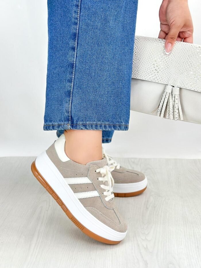 TENIS BEIGE POR TALCO 699 - Image 2