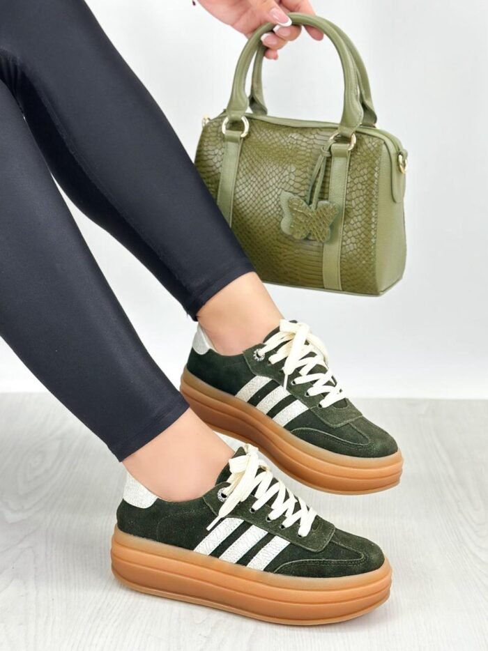 TENIS VERDE CARNAZA BALTIMOR