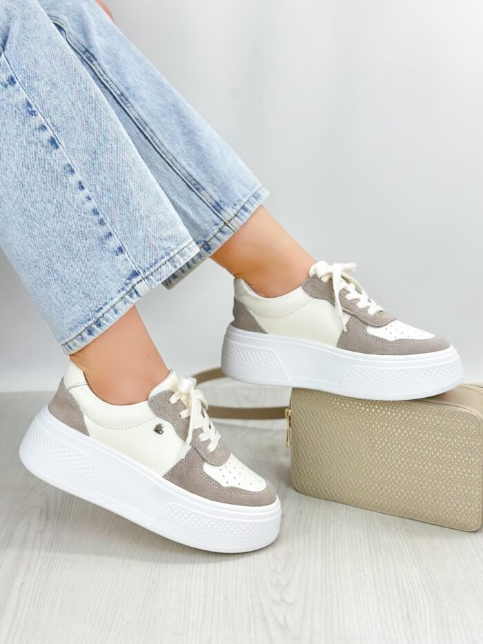 TENIS CUERO X CARNAZA TALCO 721