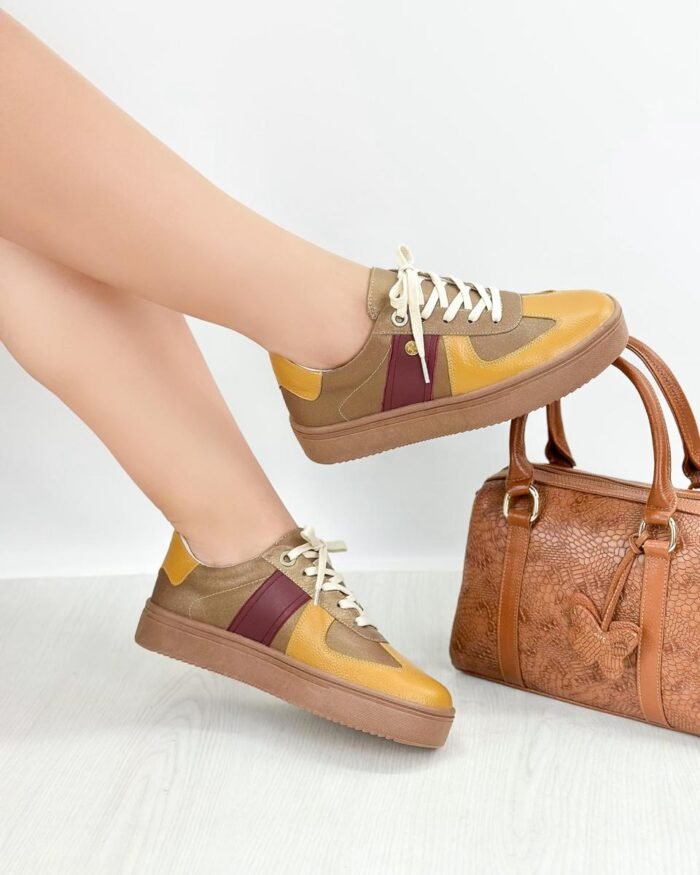 TENIS ORO X MOSTAZA 2040