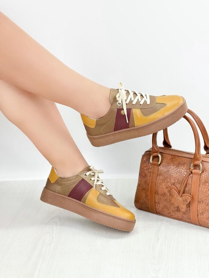 TENIS ORO X MOSTAZA 2040