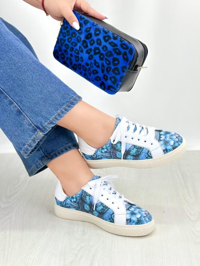 TENIS ZAMBA AZUL MARIPOSA - Image 2