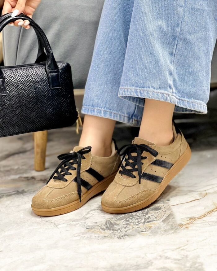 TENIS CAMEL X NEGRO 718