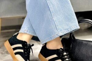 TENIS NEGRO X BEIGE 718