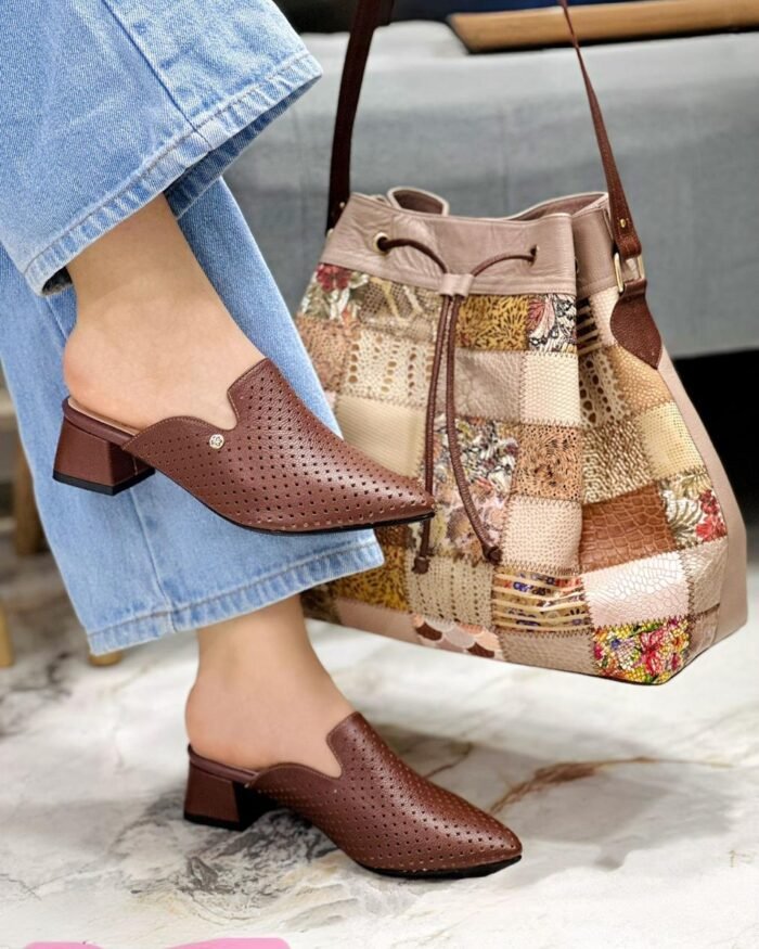 BALETA AVELLANA CUERO A54