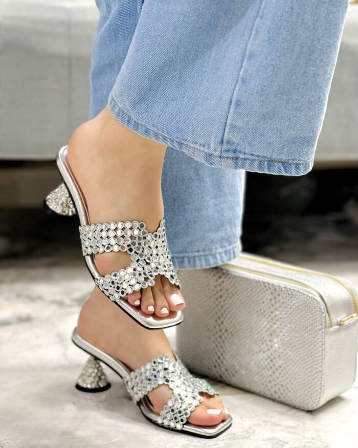 TACON SINTÉTICO PLATEADO M35